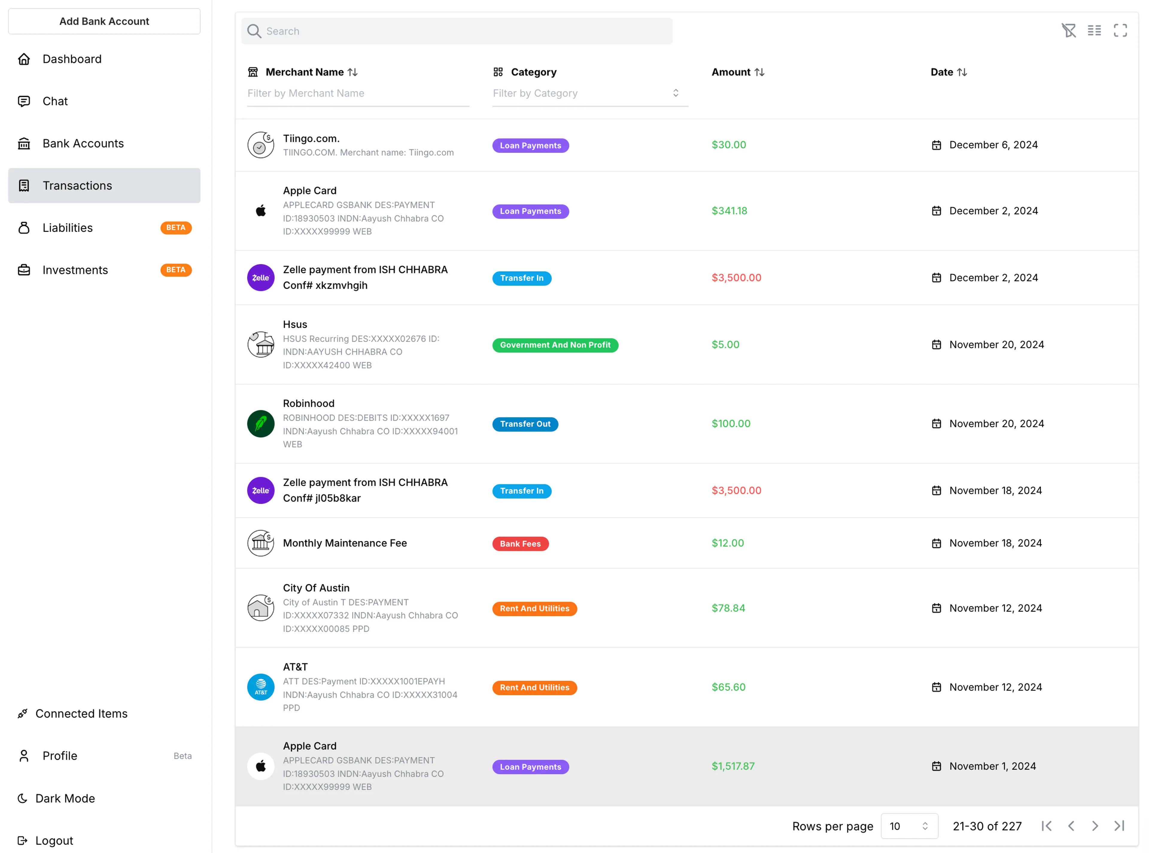 Find Any Transaction in Seconds