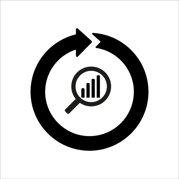 Continuous monitoring and security dashboard icon